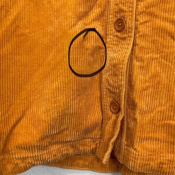 PacSun Marigold Oversized Corduroy Jacket- Shacket‎ Size M/L NWT - Picture 6 of 10